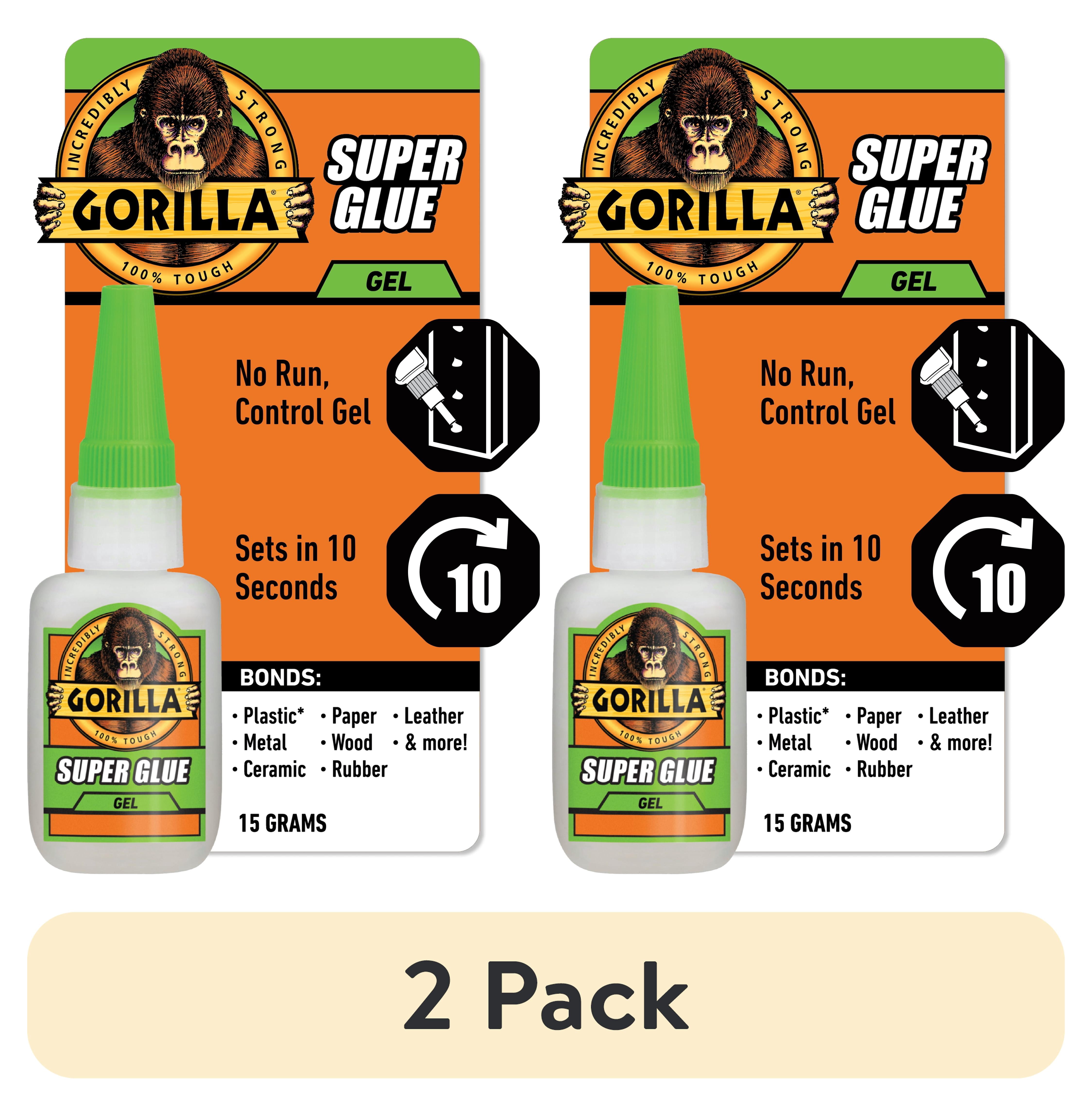 Gorilla Super Colla Gel 15g – Formula Senza Colatura, Presa Rapida