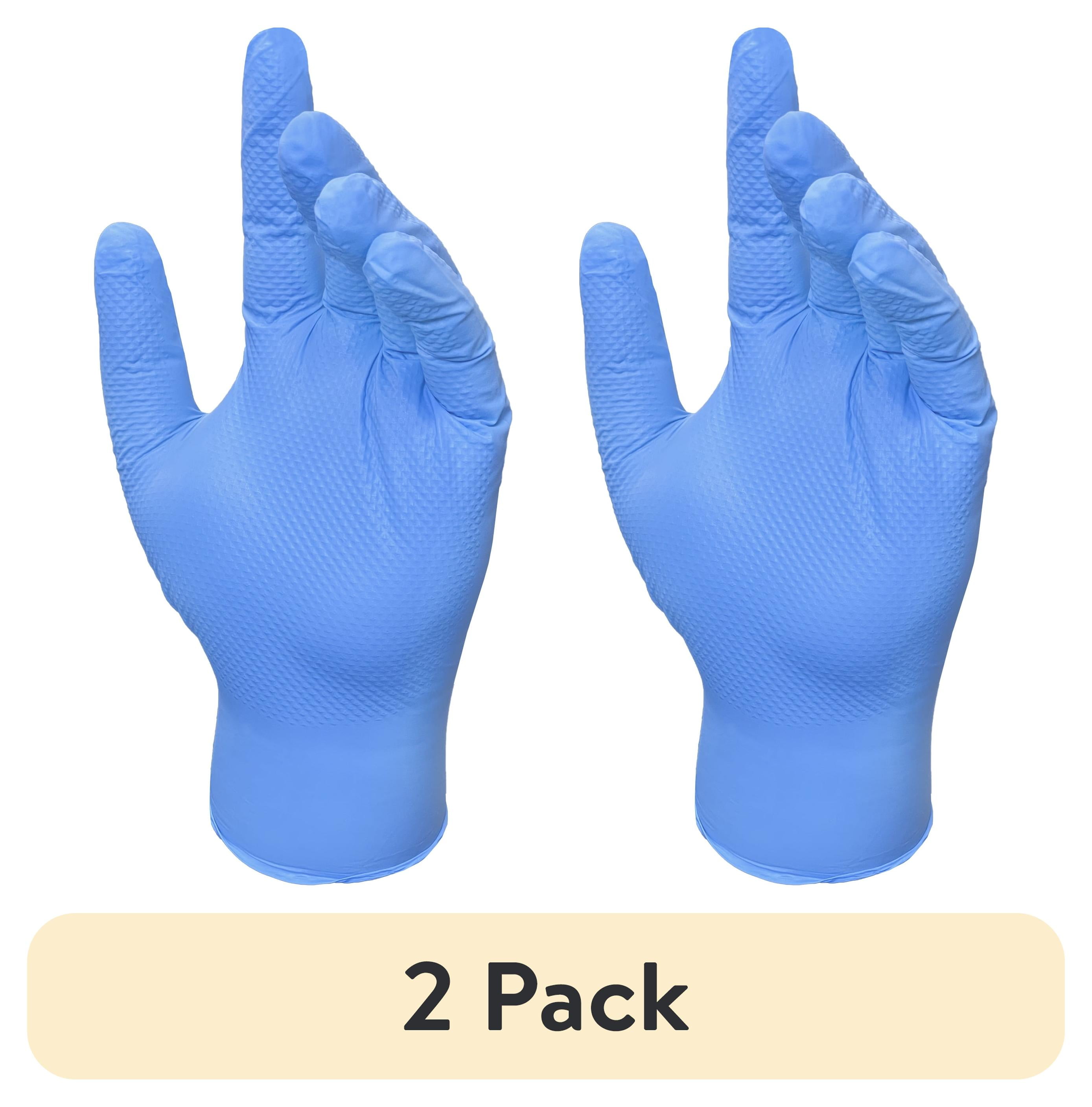 nonnative GLOVES POLARTEC® GRIP SWANY® 青 2 pack) Gorilla Grip Disposable Gloves, Unisex, Nitrile Traction