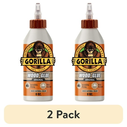(2 pack) Gorilla Wood Glue, 8 Ounces