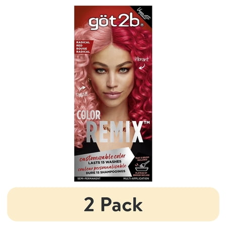 (2 pack) Got2b Color Remix 092 Radical Red Kit 12ct US/CA