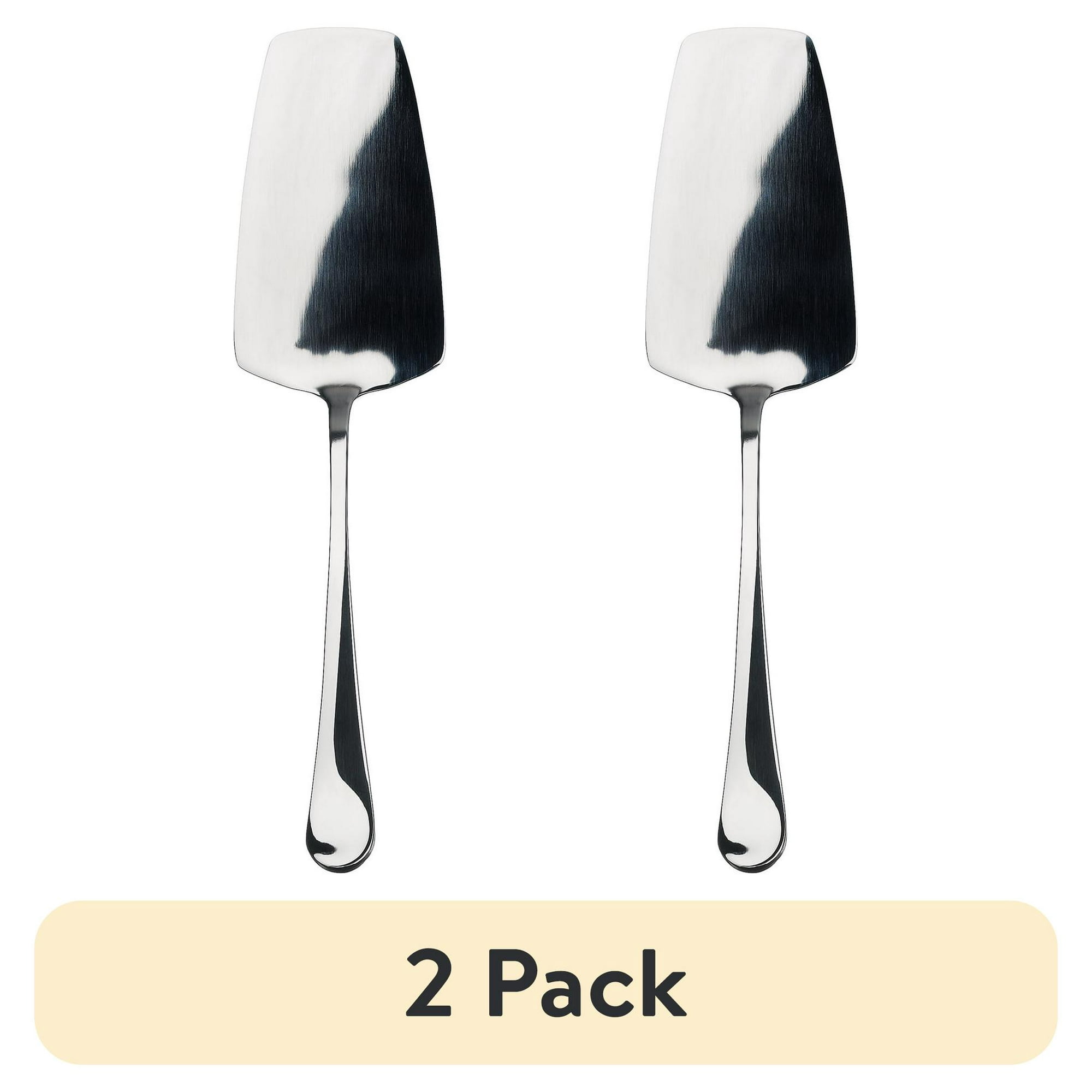 (2 pack) Gourmet Settings Windermere Flat Server with Polished Finish