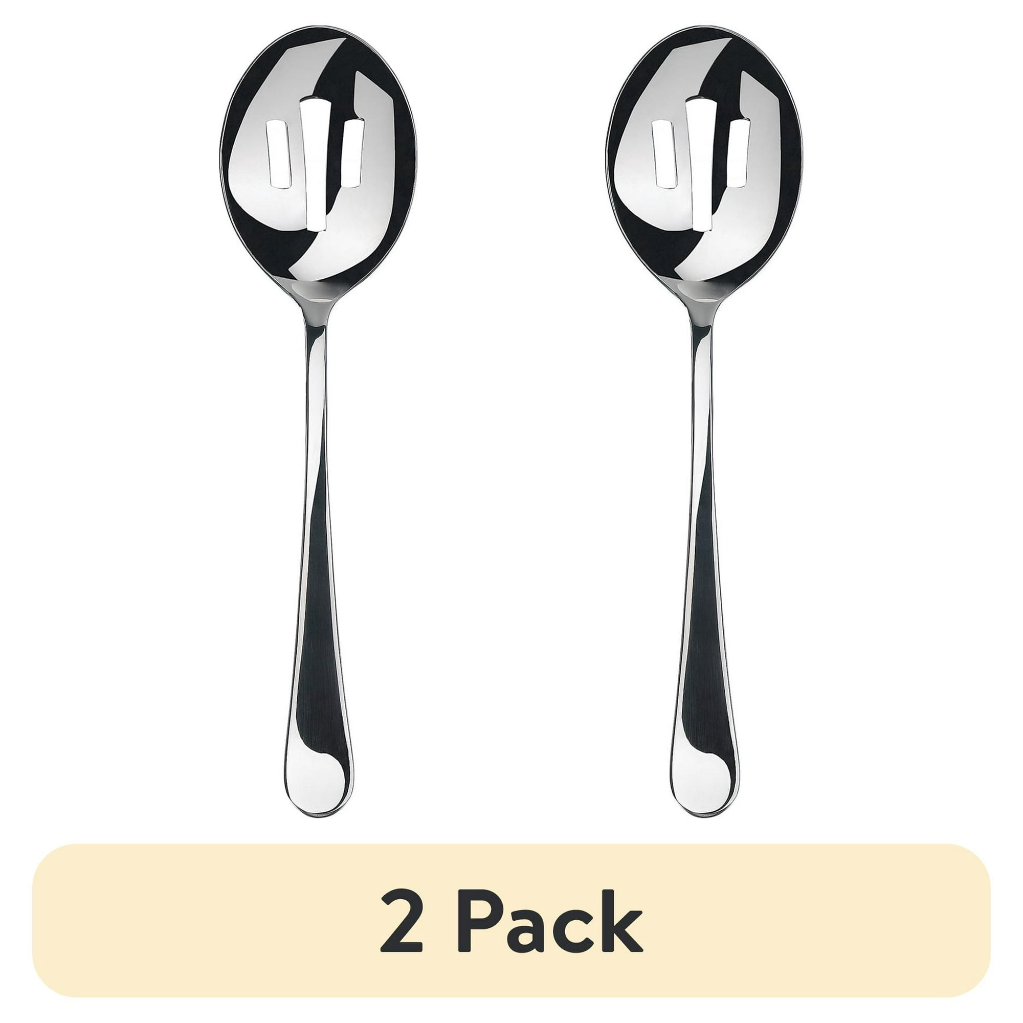 (2 pack) Gourmet Settings Windermere Slotted Spoon