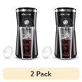 thumbnail image 1 of (2 pack) Gourmia Iced Coffee Maker with 25 fl oz. Reusable Tumbler, Black, 1 of 8
