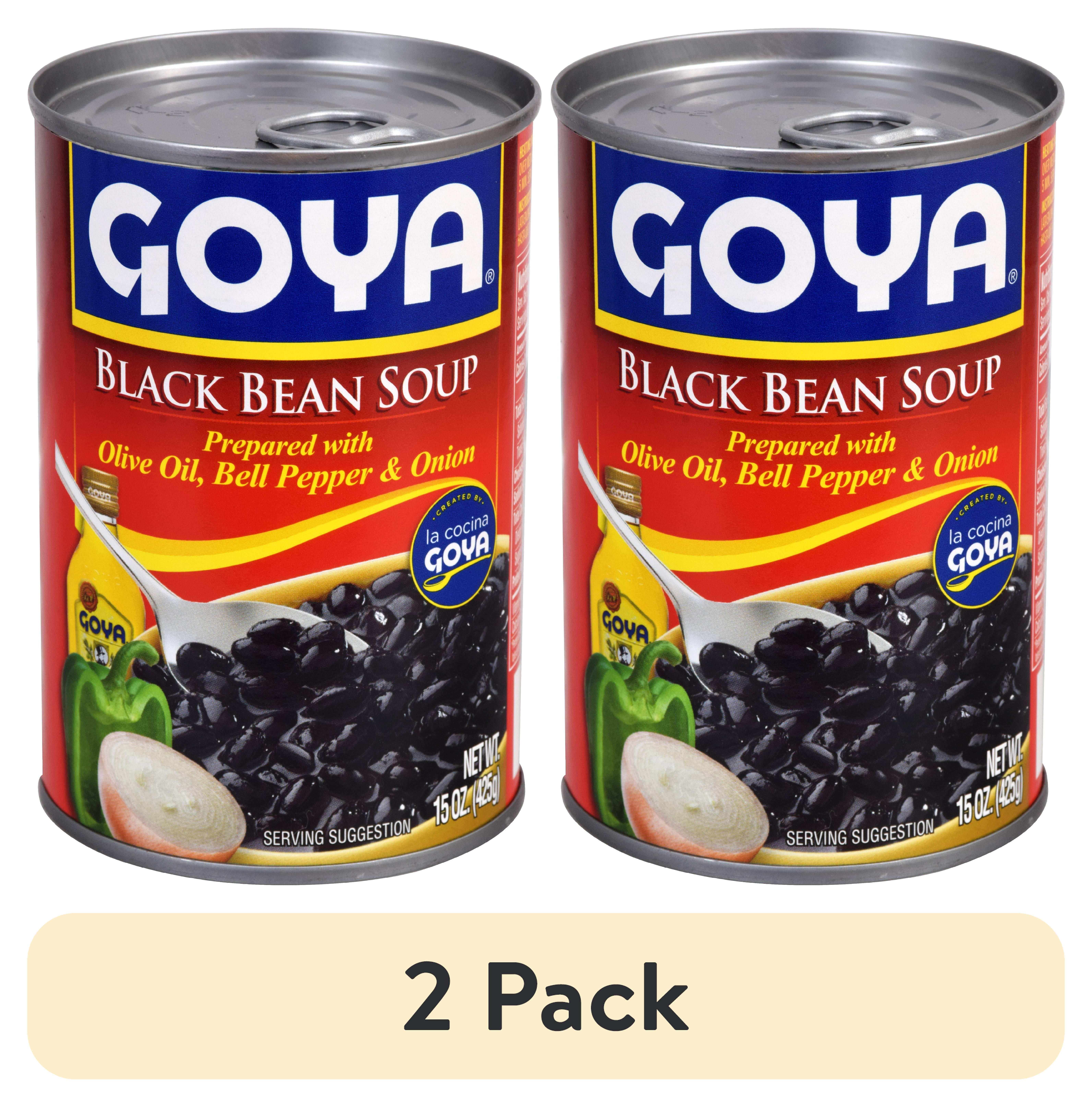 (2 pack) GOYA Black Bean Soup, 15 oz Can
