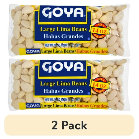 (2 pack) Goya Foods Goya Large Lima Beans 14 Oz