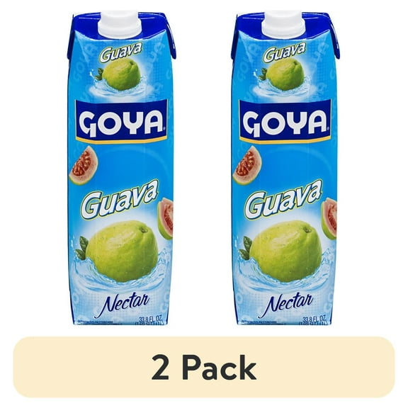(2 pack) Goya Guava Fruit Nectar, 33.8 Fl Oz