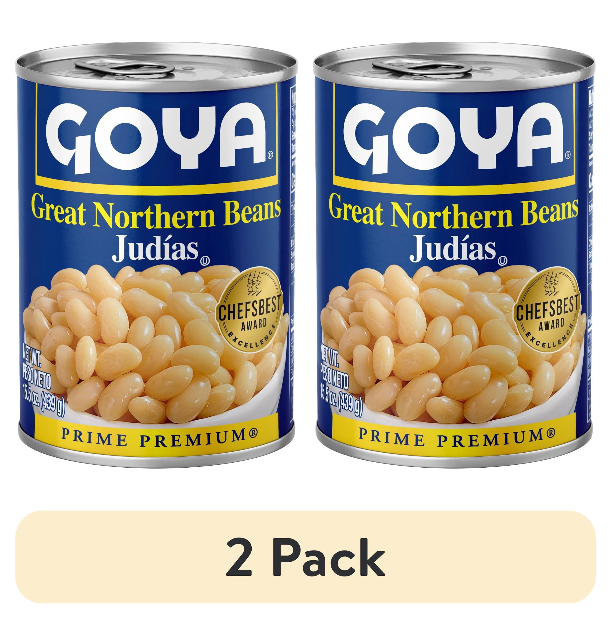 (2 pack) Goya Goya Great Northern Beans, 15.5 oz