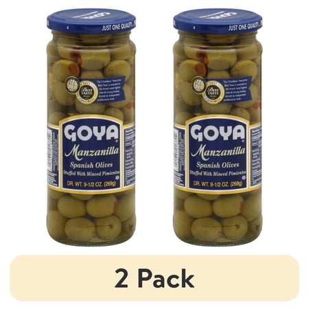 (2 pack) Goya Olives, 9.5 oz