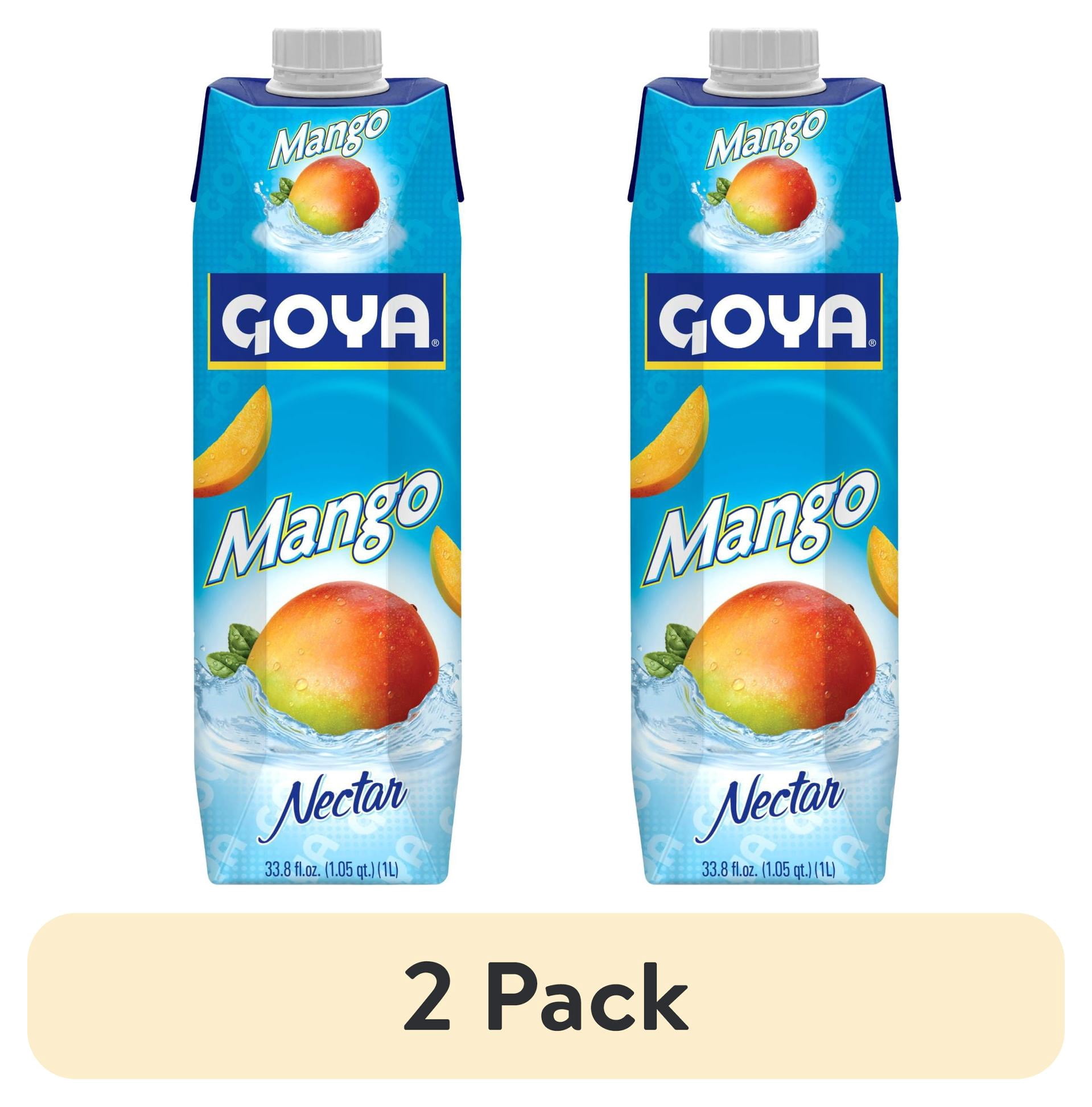 (2 pack) Goya Mango Nectar, 33.8 fl oz