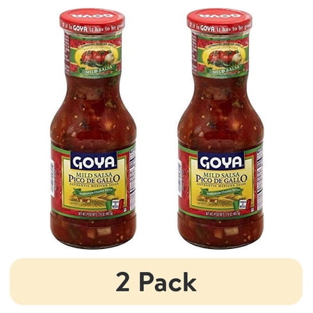 (2 pack) Goya Mild Pico De Gallo Salsa, 17.6 oz