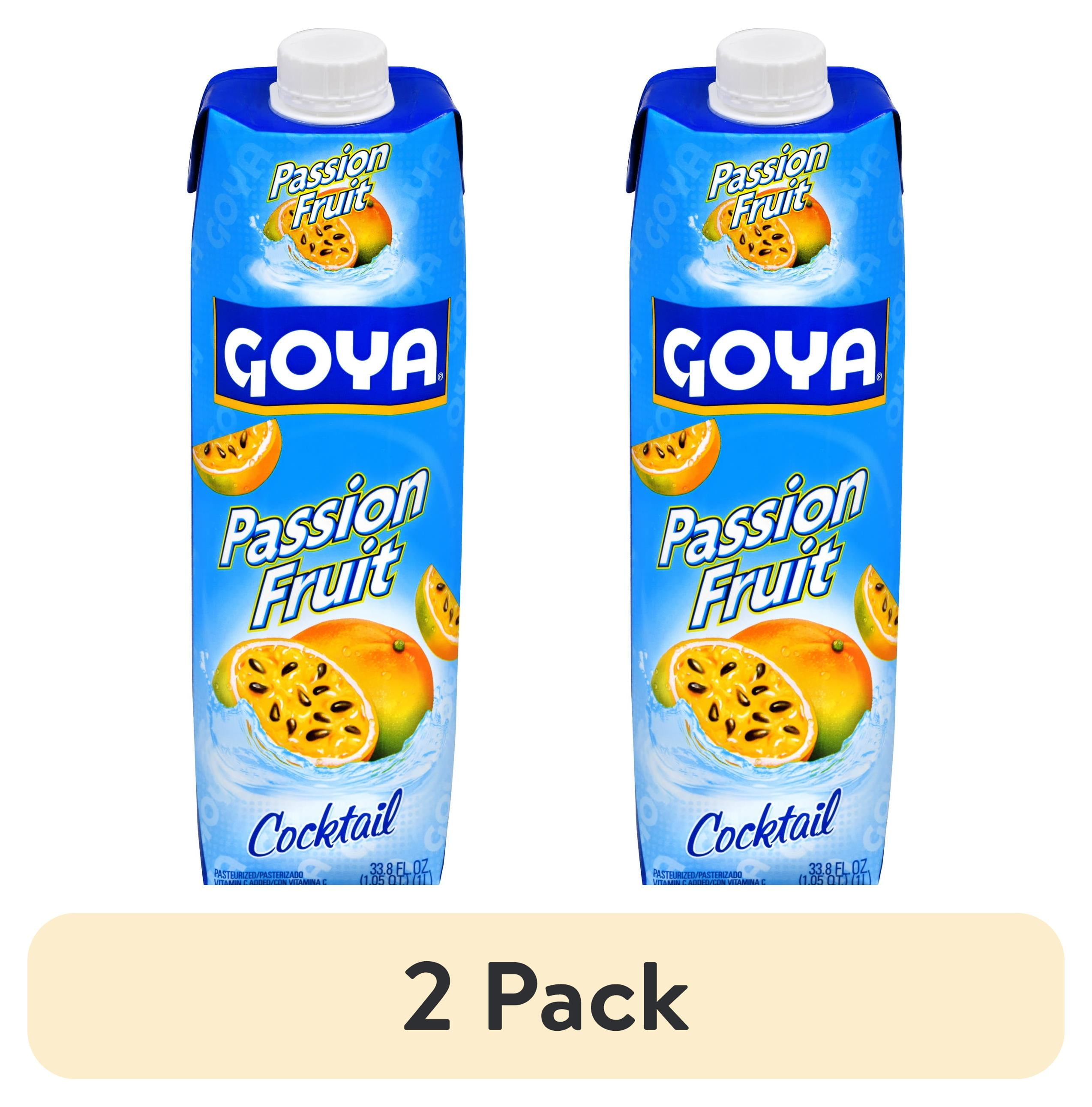 (2 pack) Goya Passion Fruit Cocktail, 33.8 fl oz