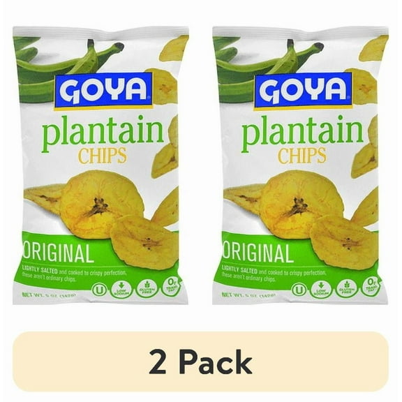 (2 pack) Goya Plantain Chips, 5 oz