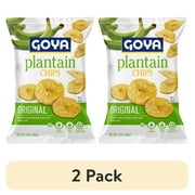 (2 pack) GOYA Plantain Chips, 5 oz Bag