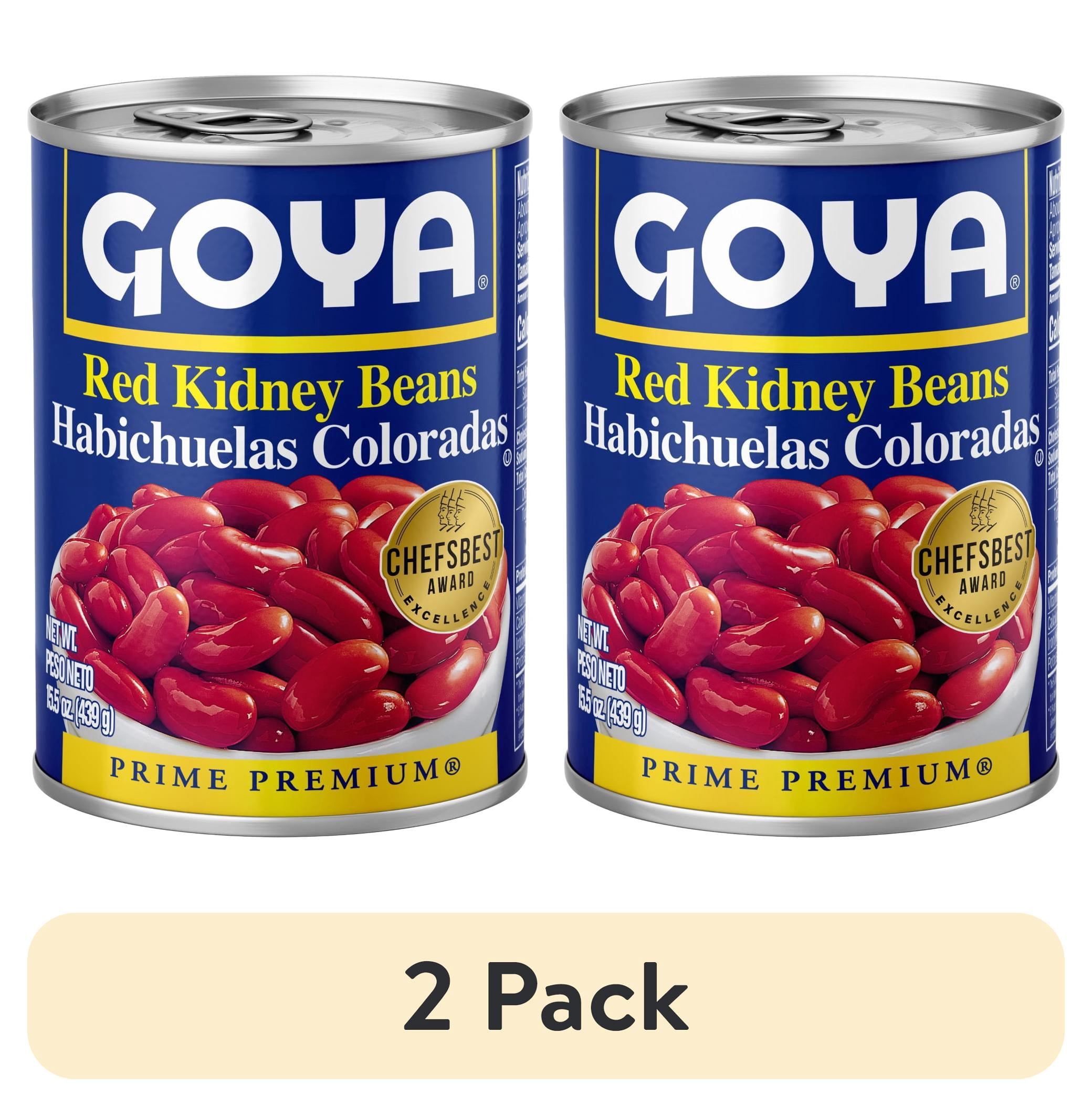 (2 pack) GOYA Small Red Beans 15.5 oz Can