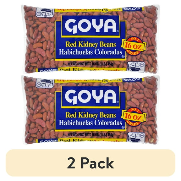(2 pack) Goya Red Kidney Beans, 16 oz