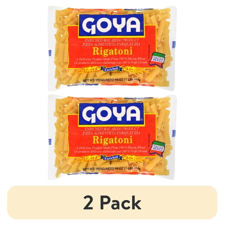 (2 pack) Goya Rigatoni Pasta, 16 oz
