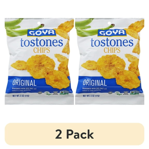 (2 pack) Goya Tostones Chips Original