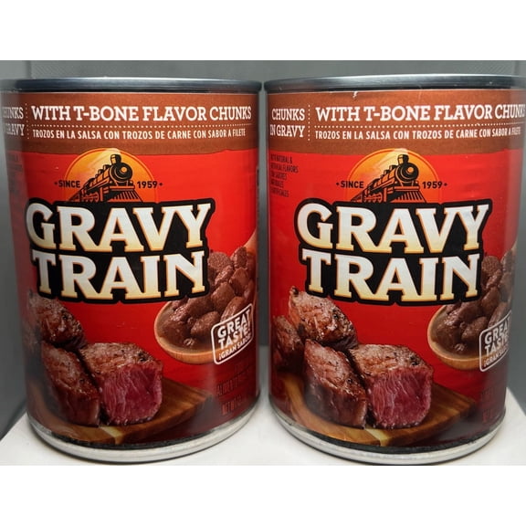 2 pack Gravy Train Gt Chnk Grv W Tbone 13.2oz