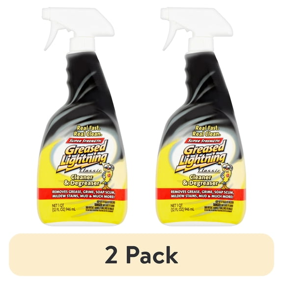 (2 pack) Greased Lightning Super Strength Multi-Purpose Cleaner & Degreaser, 32 fl oz
