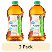 (2 pack) Great Value 100% Apple Juice, 96 fl oz