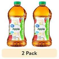 (2 pack) Great Value 100% Apple Juice, 96 fl oz