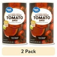 thumbnail interactive-video image 1 of (2 pack) Great Value 100% Fresh-Pressed Tomato Juice, 46 fl oz, 1 of 9