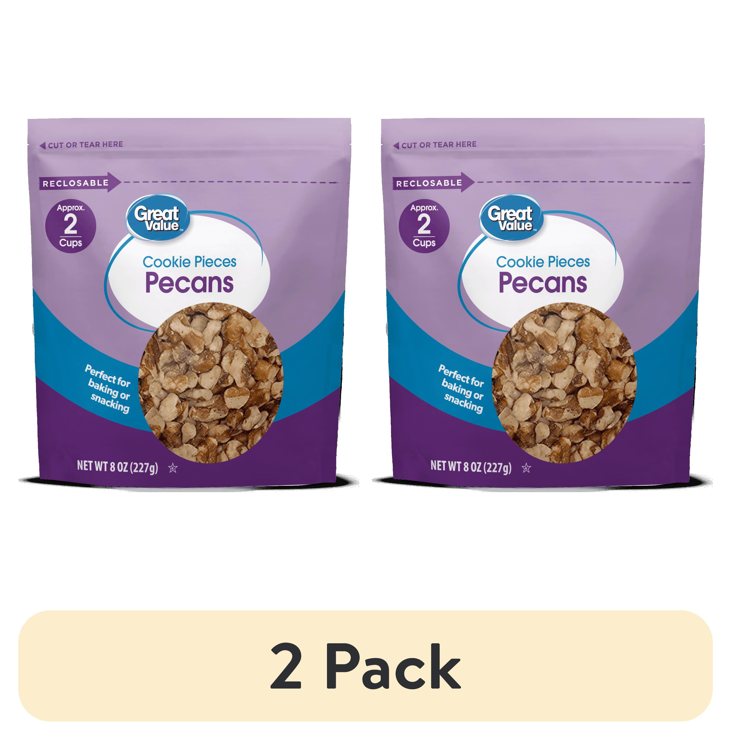 (2 pack) Great Value Pecan Baking Pieces, 8 oz