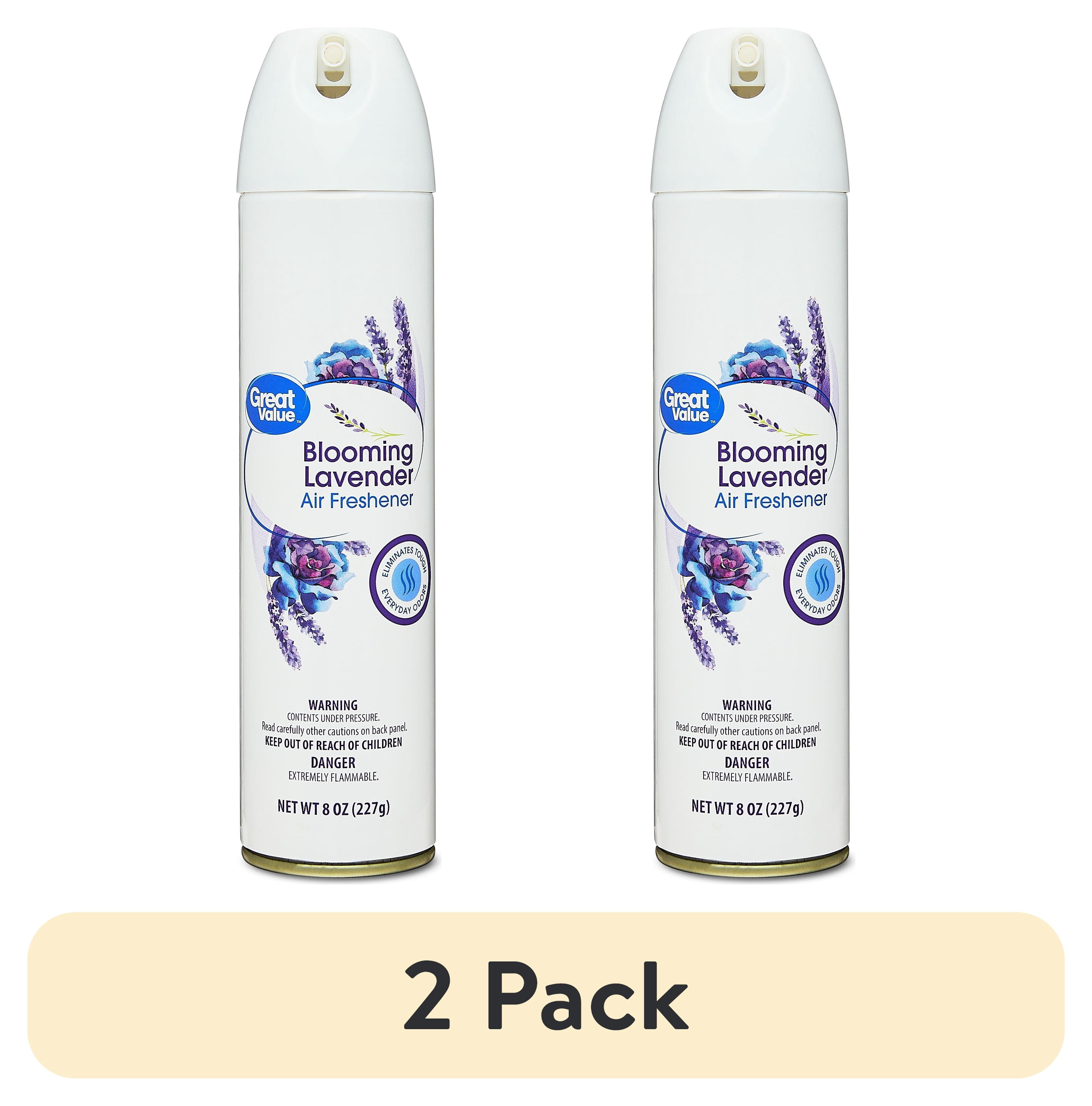 (2 pack) Great Value Blooming Lavender Aerosol Air Freshener, 8 oz