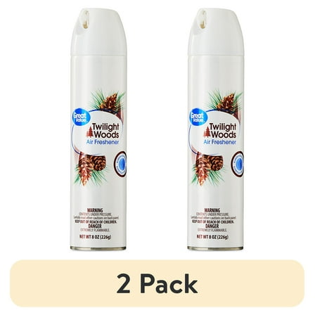 (2 pack) Great Value Aerosol Air Freshener, Twilight Woods