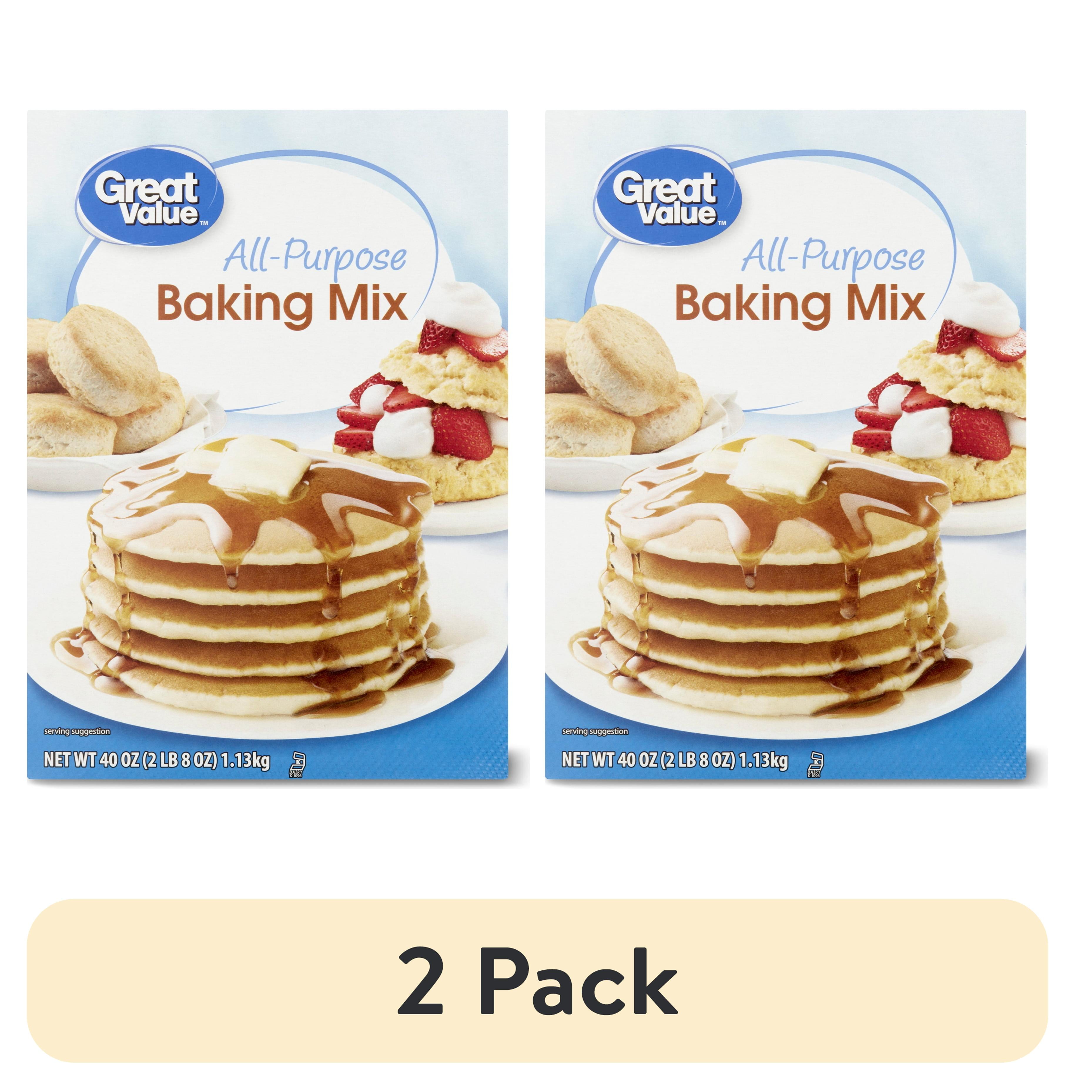(2 pack) Great Value All Purpose Baking Mix, 40 oz
