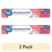 (2 pack) Great Value Aluminum Foil, 225 sq ft