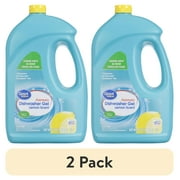 (2 pack) Great Value Automatic Dishwasher Gel, Lemon Scent, 75 Ounce, 1 Count