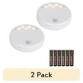 thumbnail interactive-video image 1 of (2 pack) Great Value Battery Powered Motion Activated LED Under-Cabinet Light 2-Pack, 4145VN, 1 of 11
