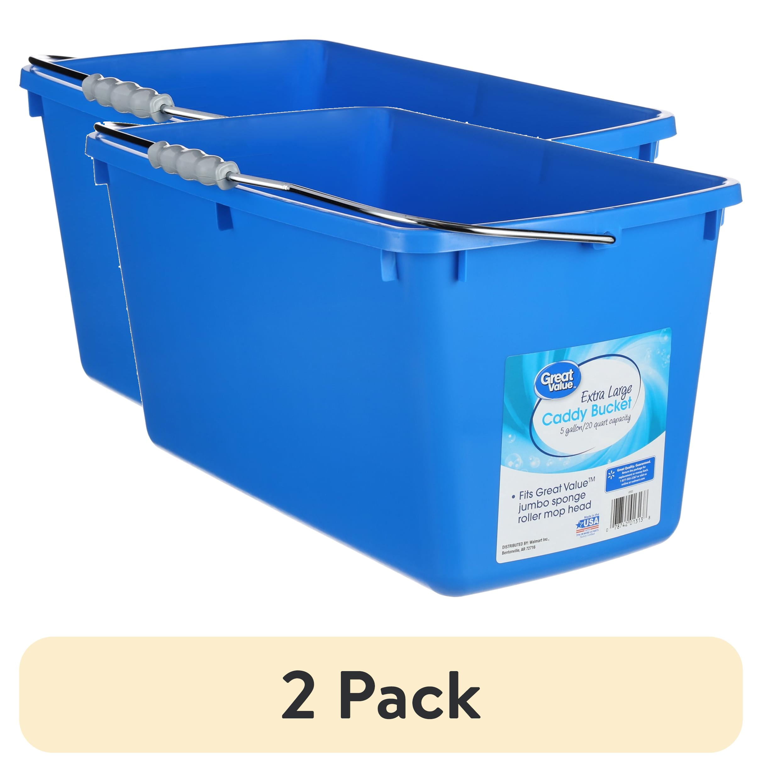 (2 pack) Great Value Caddy Bucket, Extra Large