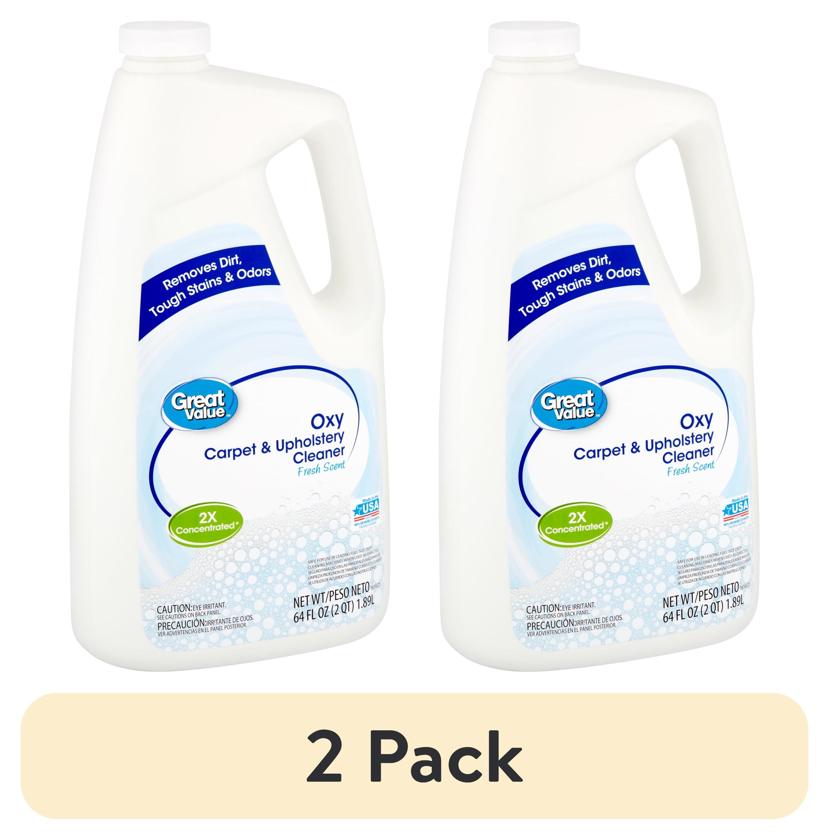 (2 pack) Great Value Carpet & Rug Cleaners, Fresh Scent, 64 Fluid Ounce 2137