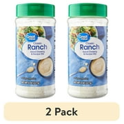 (2 pack) Great Value Classic Ranch Salad Dressing & Recipe Mix, 8 oz Canister