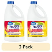 2 pack Great Value Cleaning Bleach, Lemon Scent, 81 fl oz