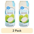 thumbnail image 1 of (2 pack) Great Value Coconut Water, Essential Electrolytes, 16.6 oz, 1 of 9