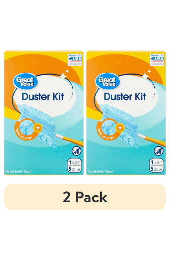 (2 pack) Great Value Duster Kit, 1 Count
