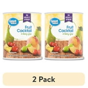 (2 pack) Great Value Fruit Cocktail in Heavy Syrup, 30 oz