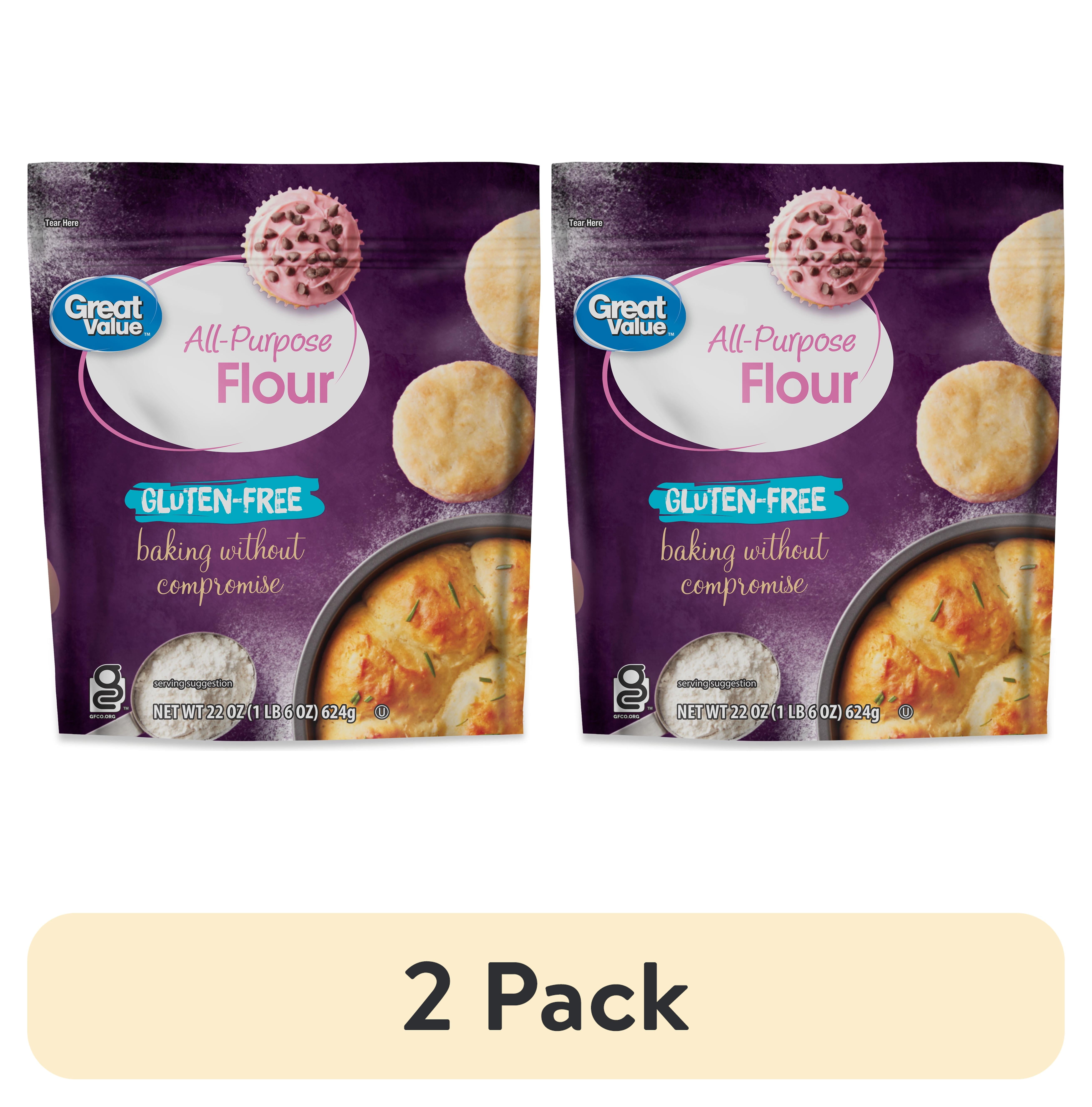 pack) Great Value Gluten Free All-Purpose Flour, 22 oz
