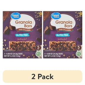 Great Value Fruit & Grain Cereal Bars, Strawberry, 1.3 oz, 8 Count ...