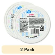 (2 pack) Great Value Gold Sprinkle Blend, 10.5 oz Tub