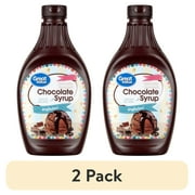 (2 pack) Great Value Chocolate Syrup, 24 oz