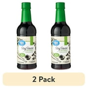 (2 pack) Great Value Less Sodium Soy Sauce, 15 fl oz