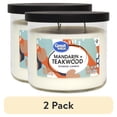 thumbnail image 1 of (2 pack) Great Value Mandarin & Teakwood Aromatherapy Candles Scented, 14 oz, 1 of 7