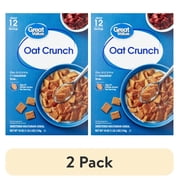 (2 pack) Great Value Oat Crunch Breakfast Cereal, 18 oz