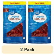 (2 pack) Great Value Original Beef Jerky Value Pack, 10 oz