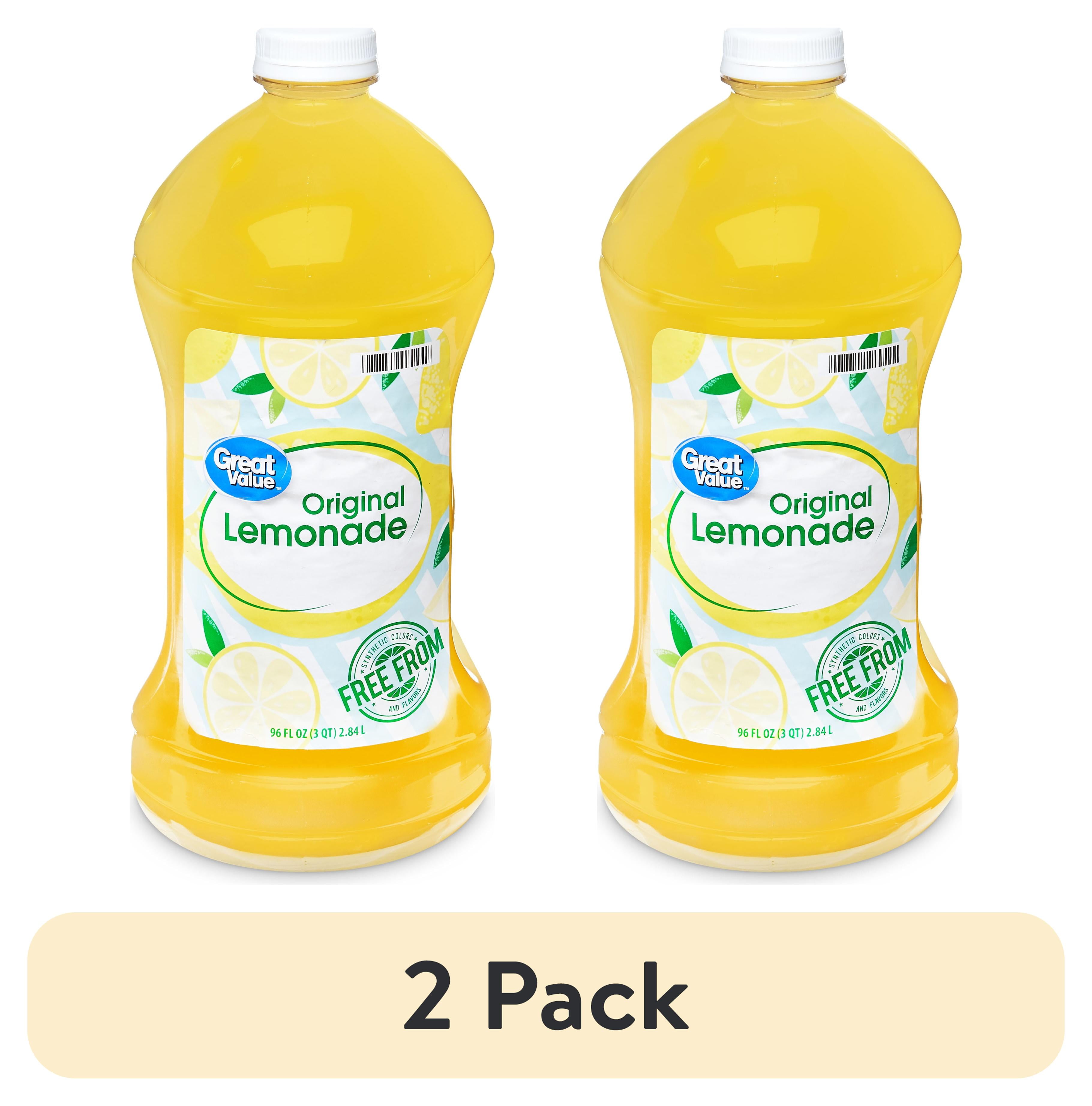 2 pack) Great Value Original Lemonade, 96 fl oz - Walmart.com