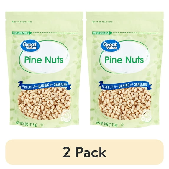 (2 pack) Great Value Pine Nuts, 4 oz